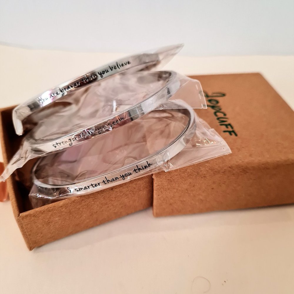 NWT Gift Boxed set of 3 Joy Cuffs